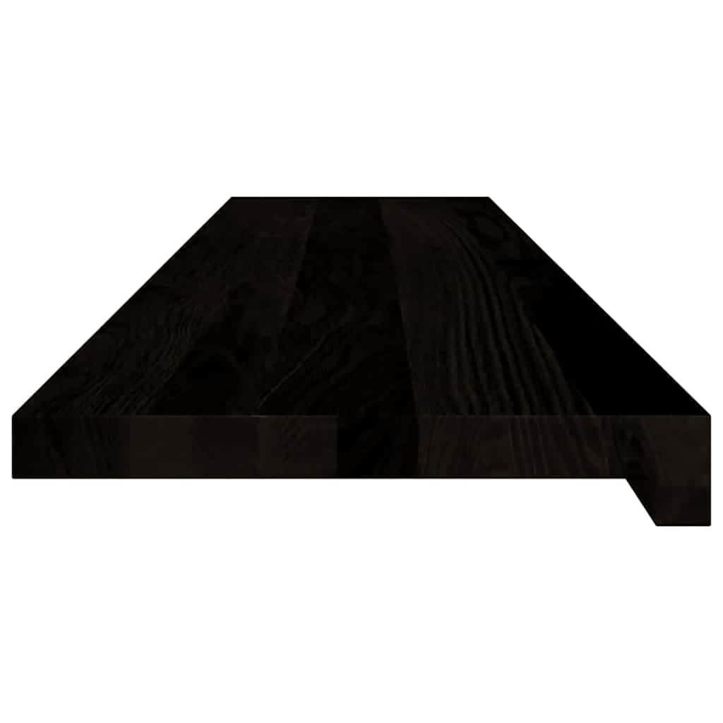 vidaXL Stopnie schodowe 12 szt. brązowoczarne 110x30x2 cm lite drewno dębowe