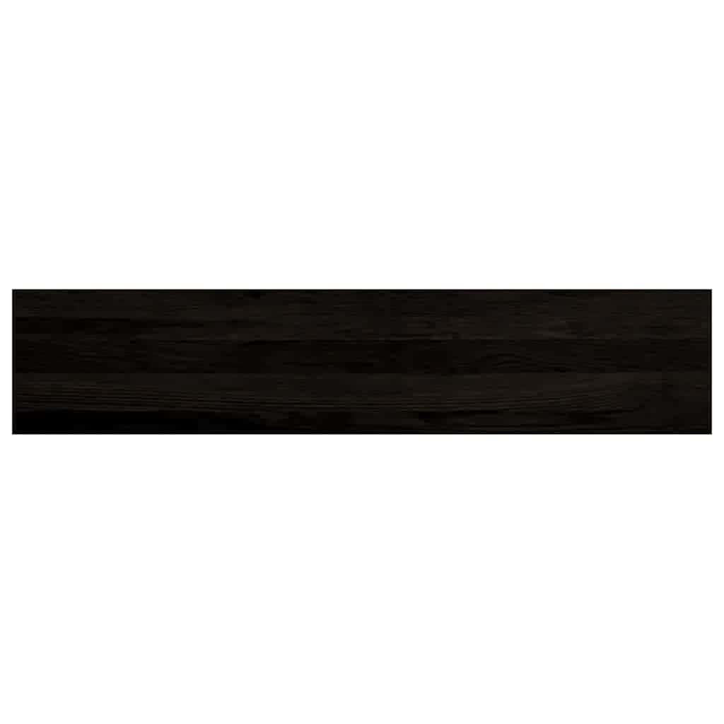 vidaXL Stopnie schodowe 12 szt. brązowoczarne 120x30x2 cm lite drewno dębowe