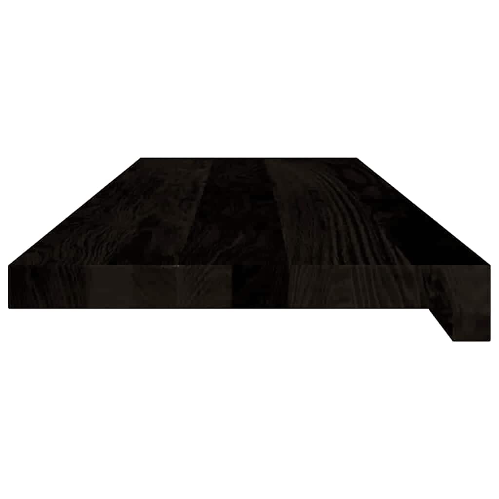 vidaXL Stopnie schodowe 16 szt. brązowoczarne 80x25x2 cm lite drewno dębowe