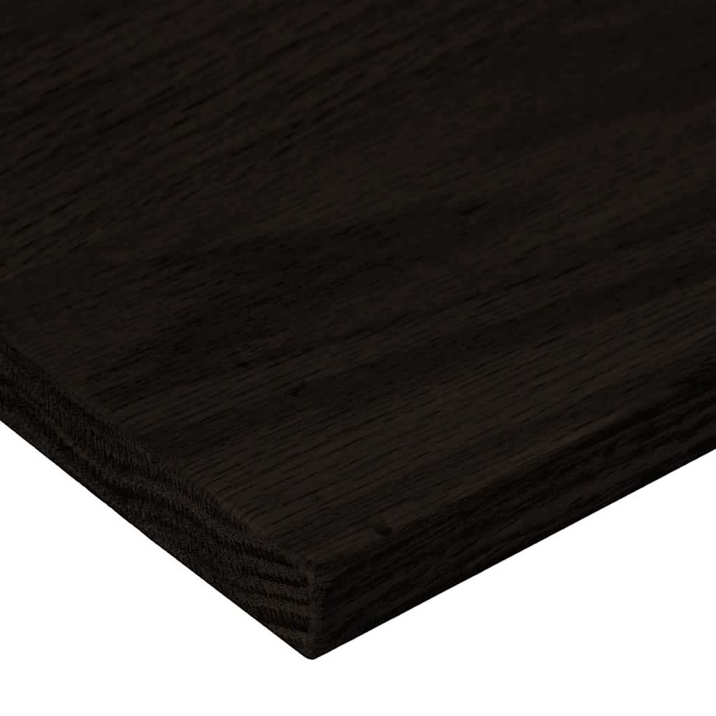 vidaXL Stopnie schodowe 16 szt. brązowoczarne 100x25x2 cm lite drewno dębowe