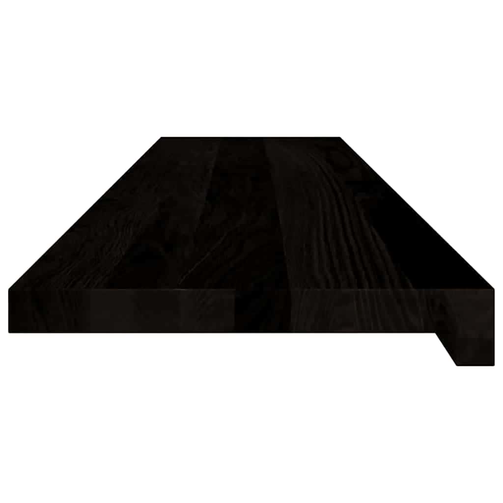 vidaXL Stopnie schodowe 16 szt. brązowoczarne 110x25x2 cm lite drewno dębowe