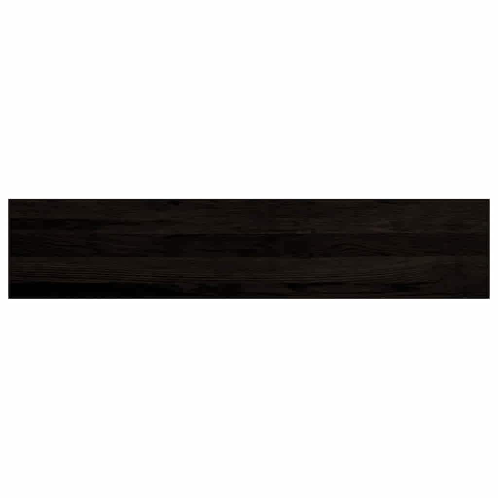 vidaXL Stopnie schodowe 16 szt. brązowoczarne 120x25x2 cm lite drewno dębowe
