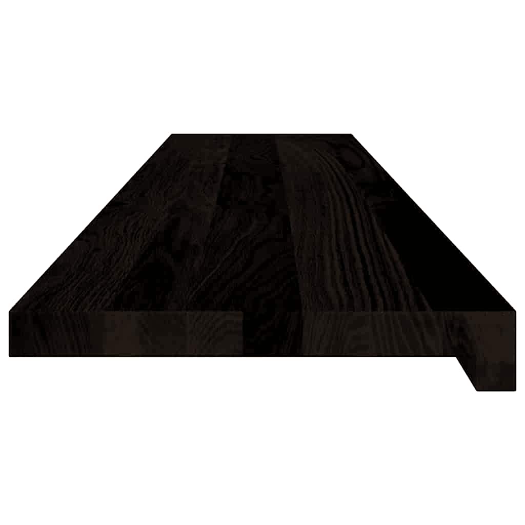 vidaXL Stopnie schodowe 16 szt. brązowoczarne 120x25x2 cm lite drewno dębowe