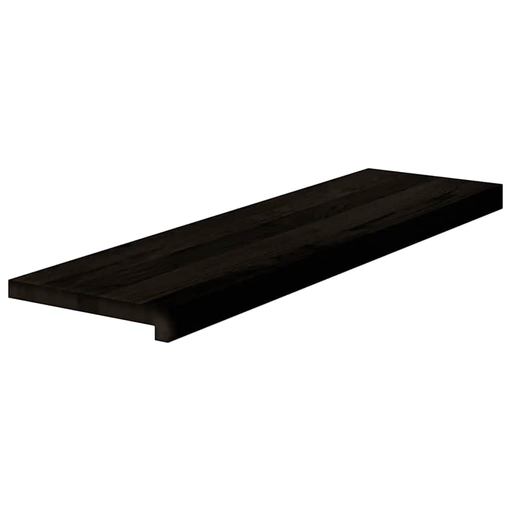 vidaXL Stopnie schodowe 16 szt. brązowoczarne 90x30x2 cm lite drewno dębowe