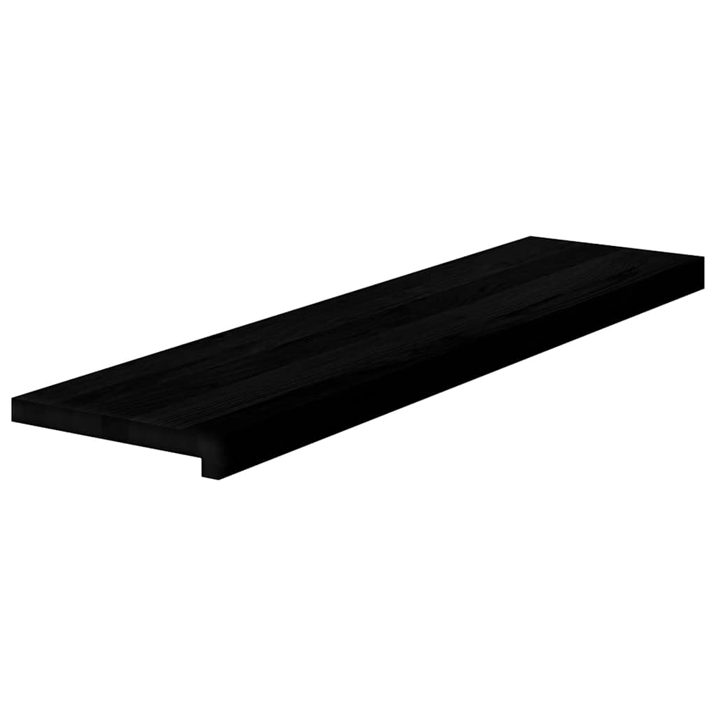 vidaXL Stopnie schodowe, 20 szt. brązowoczarne 100x25x2cm lite drewno dębowe