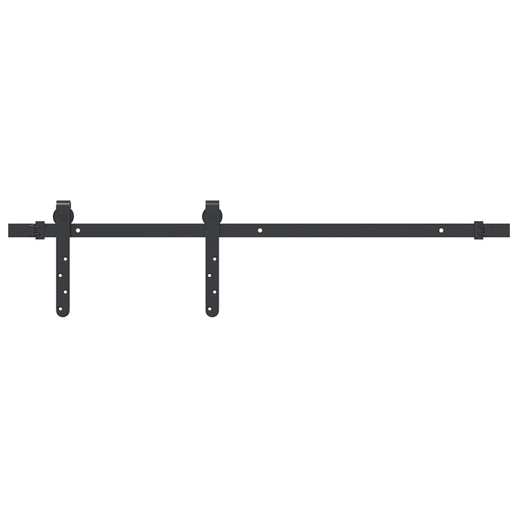 vidaXL System do drzwi przesuwnych do mebli, 91 cm, stal węglowa
