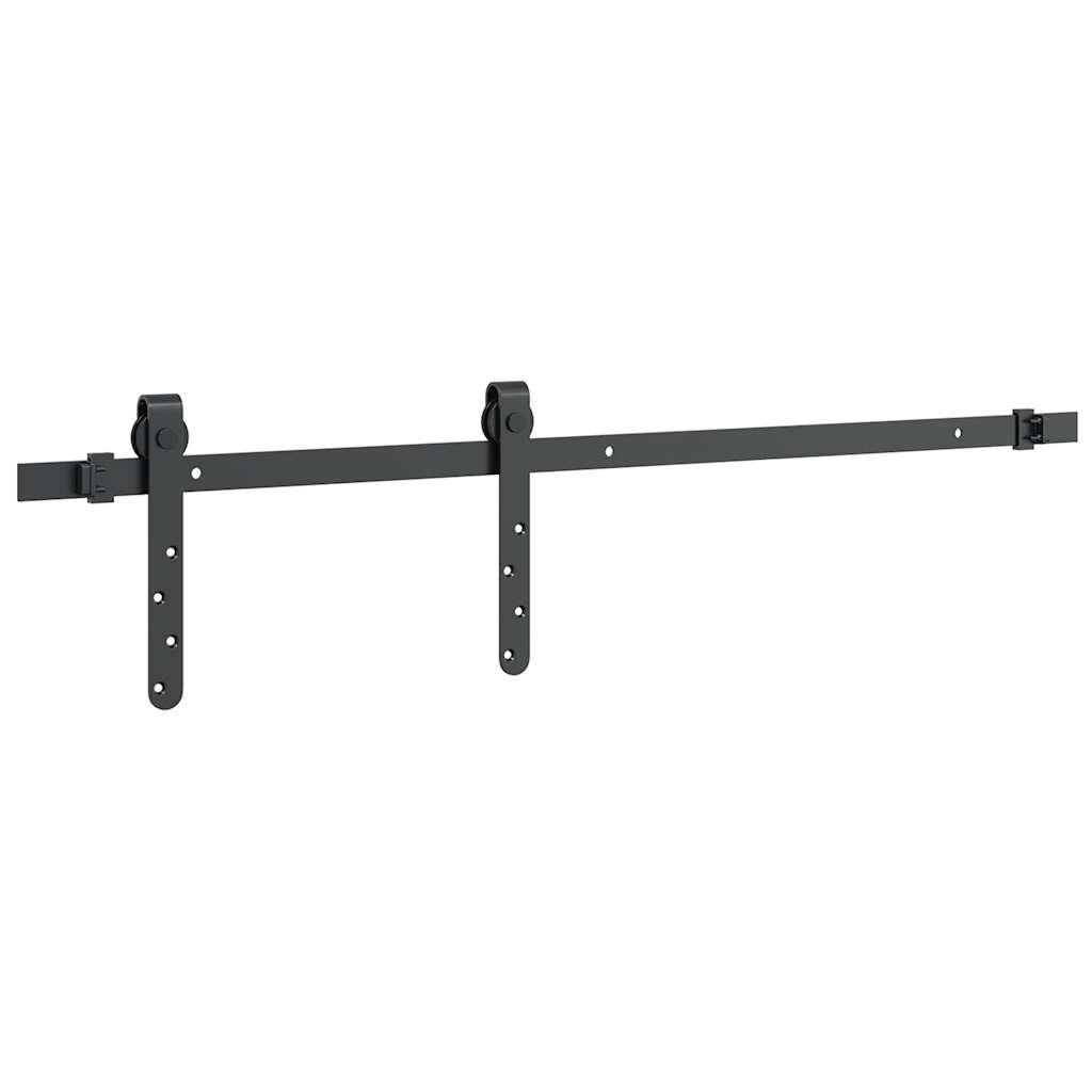 vidaXL System do drzwi przesuwnych do mebli, 91 cm, stal węglowa