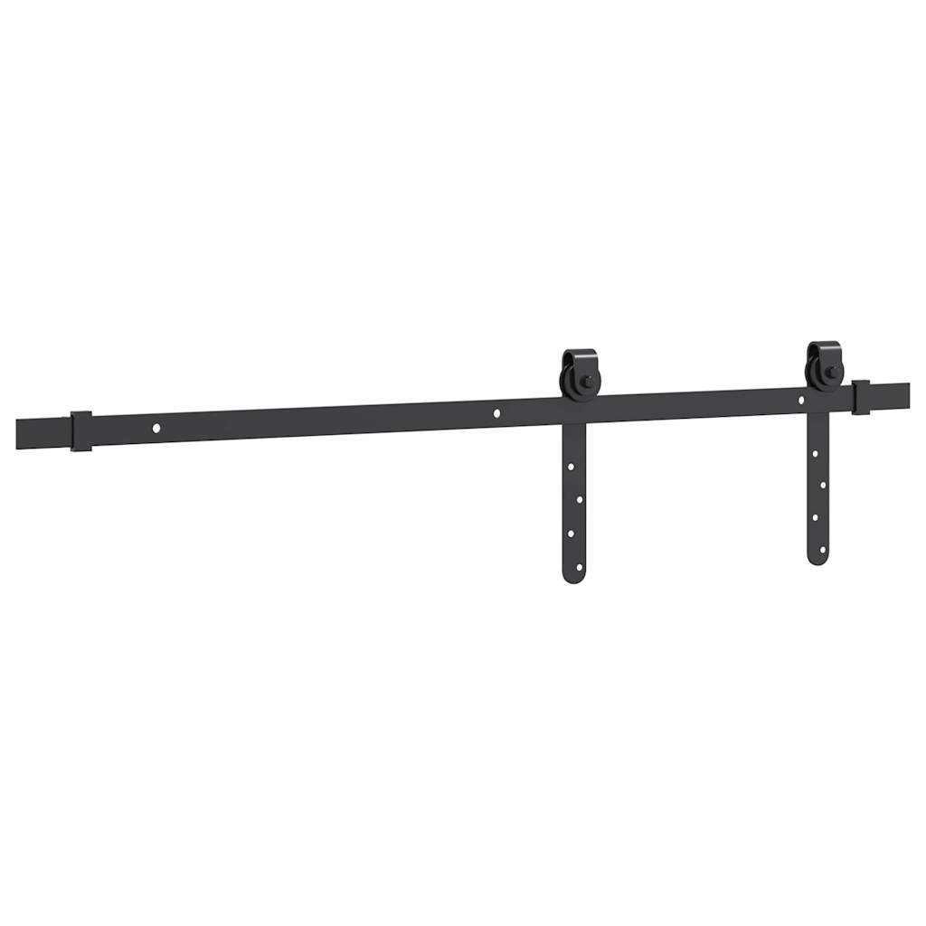 vidaXL System do drzwi przesuwnych do mebli, 91 cm, stal węglowa