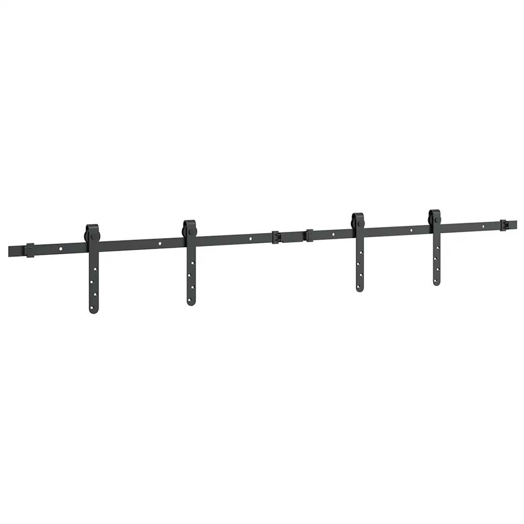 vidaXL System do drzwi przesuwnych do mebli, 152 cm, stal węglowa