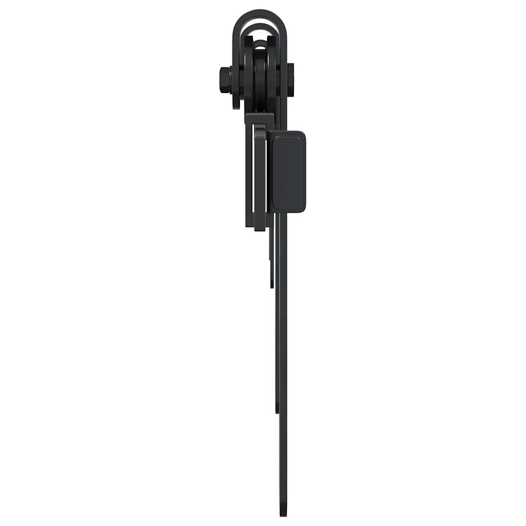 vidaXL System do drzwi przesuwnych do mebli, 152 cm, stal węglowa
