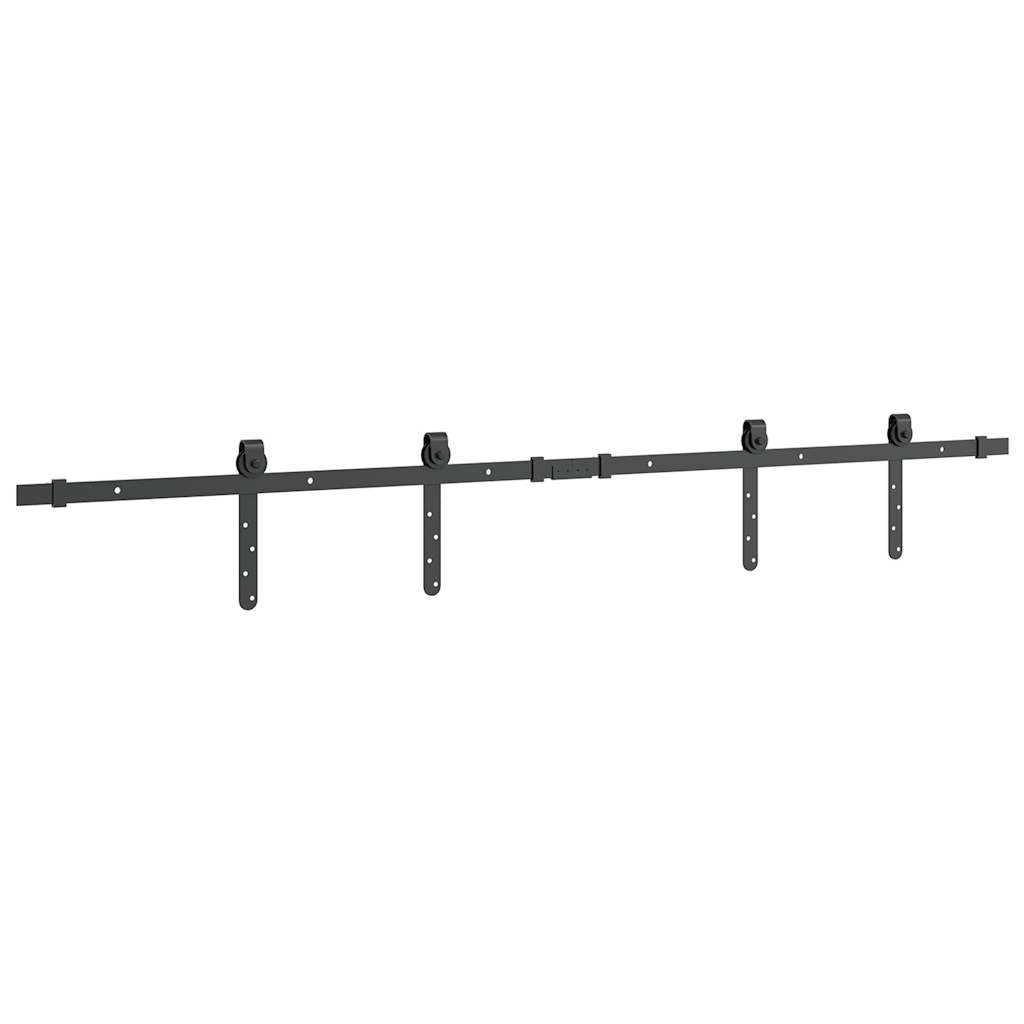 vidaXL System do drzwi przesuwnych do mebli, 152 cm, stal węglowa