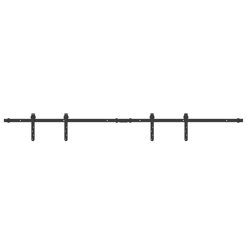 vidaXL System do drzwi przesuwnych do mebli, 183 cm, stal węglowa