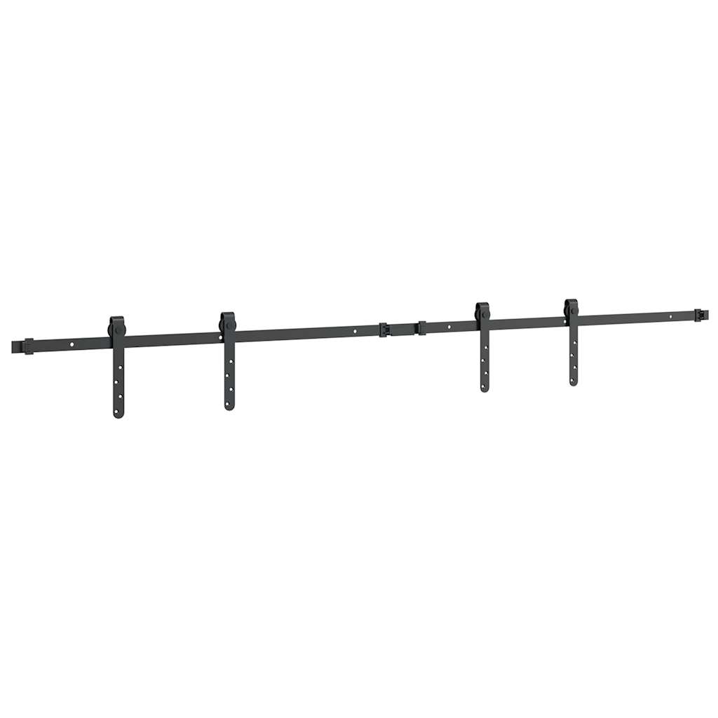 vidaXL System do drzwi przesuwnych do mebli, 183 cm, stal węglowa