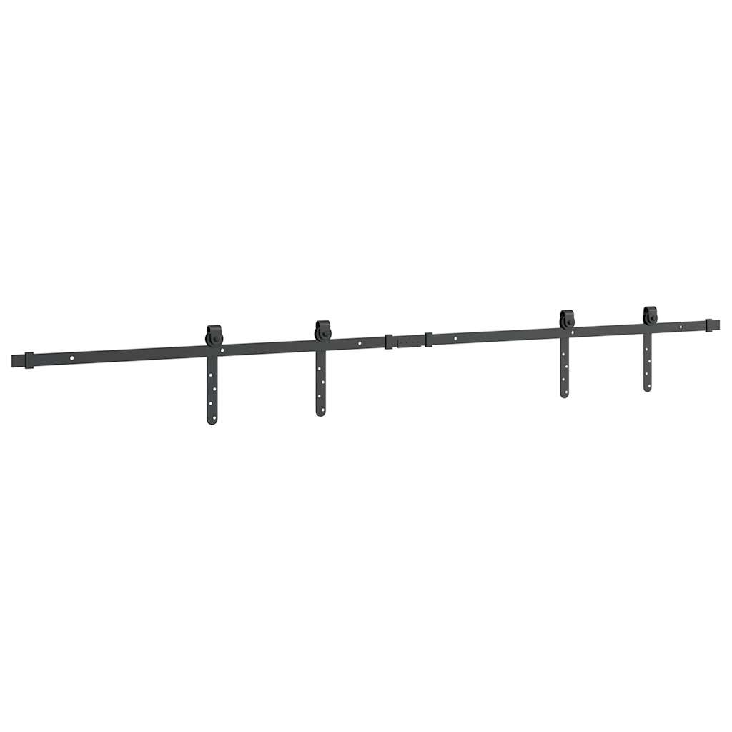 vidaXL System do drzwi przesuwnych do mebli, 183 cm, stal węglowa
