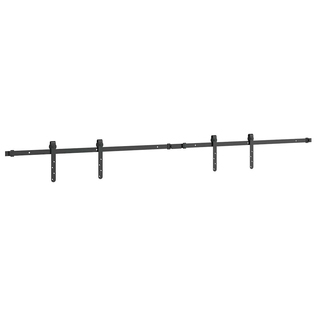 vidaXL System do drzwi przesuwnych do mebli, 200 cm, stal węglowa