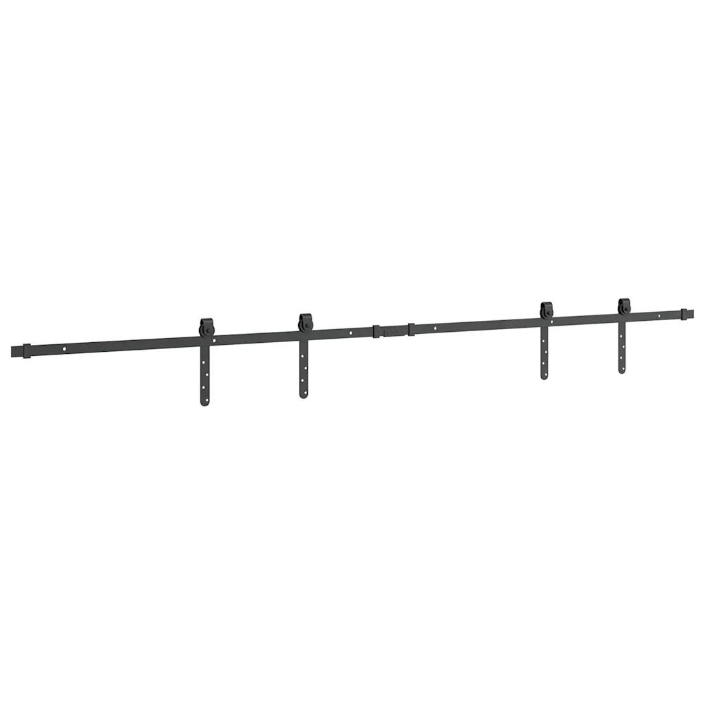 vidaXL System do drzwi przesuwnych do mebli, 200 cm, stal węglowa