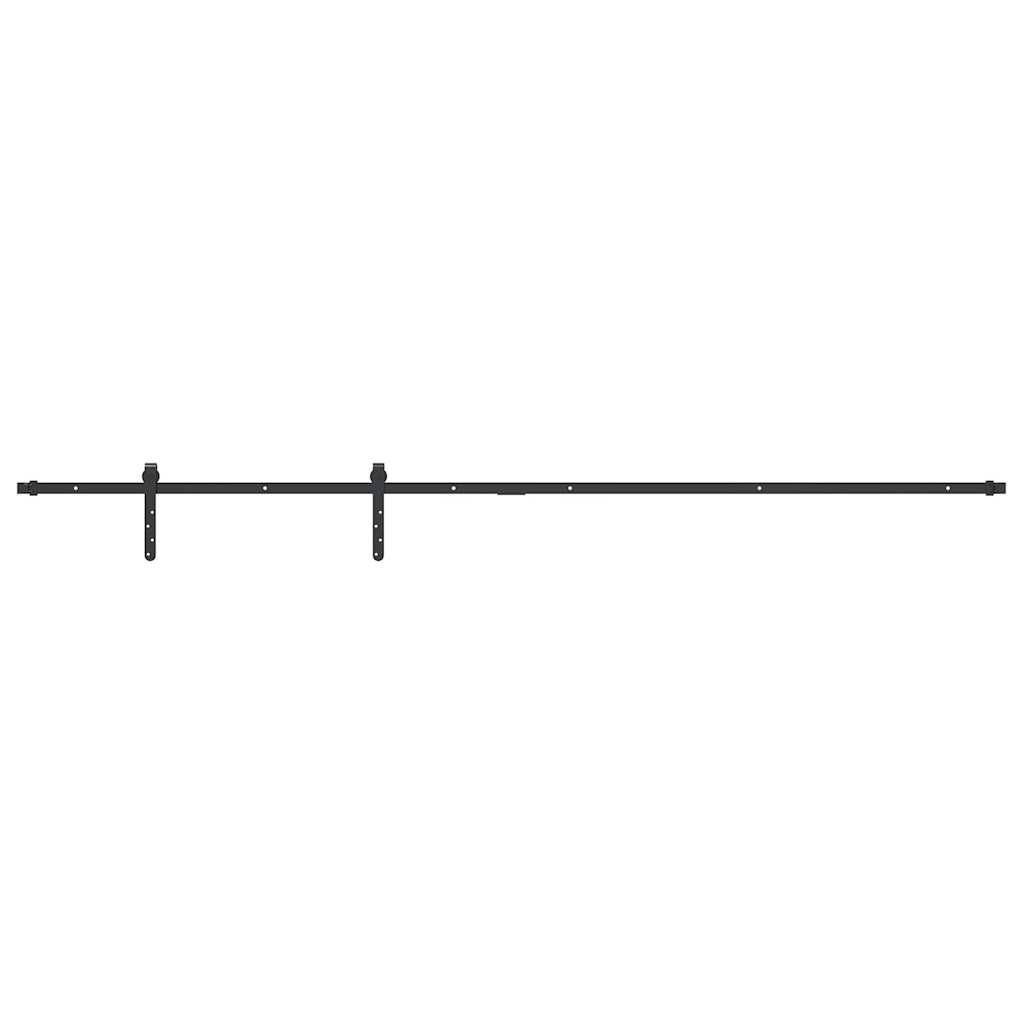 vidaXL System do drzwi przesuwnych do mebli, 213 cm, stal węglowa