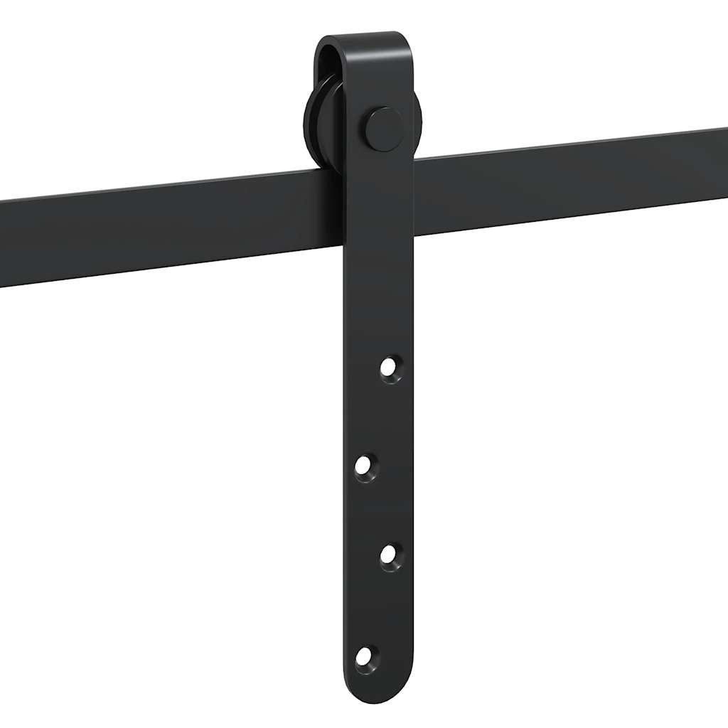 vidaXL System do drzwi przesuwnych do mebli, 213 cm, stal węglowa