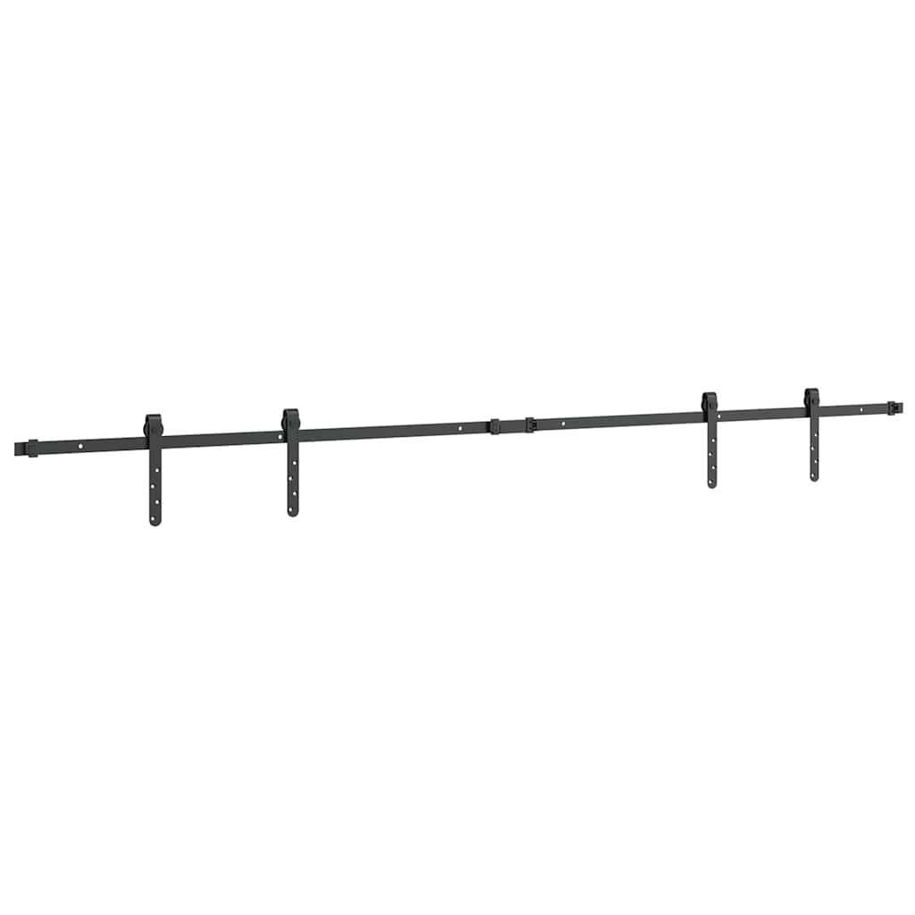 vidaXL System do drzwi przesuwnych do mebli, 213 cm, stal węglowa