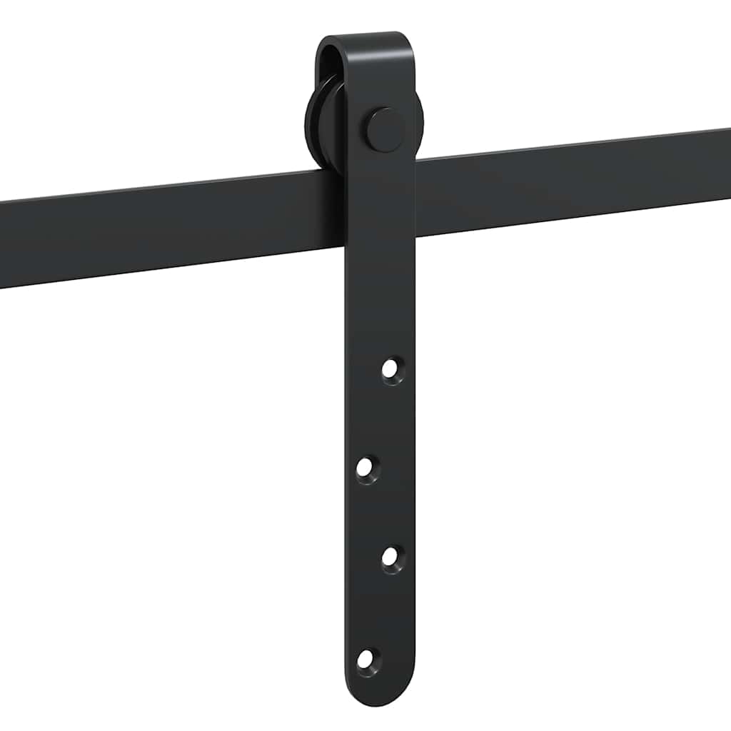 vidaXL System do drzwi przesuwnych do mebli, 213 cm, stal węglowa