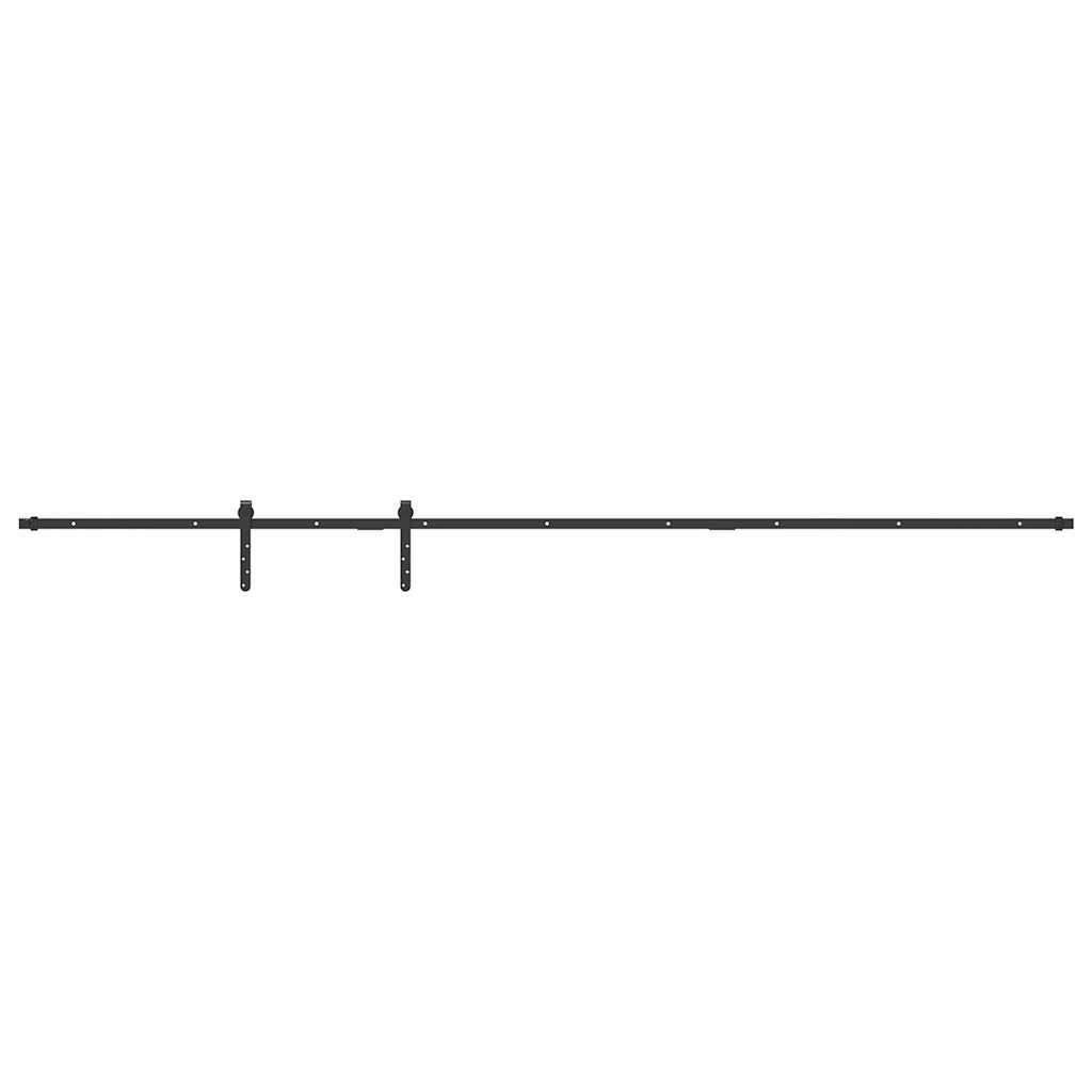 vidaXL System do drzwi przesuwnych do mebli, 244 cm, stal węglowa