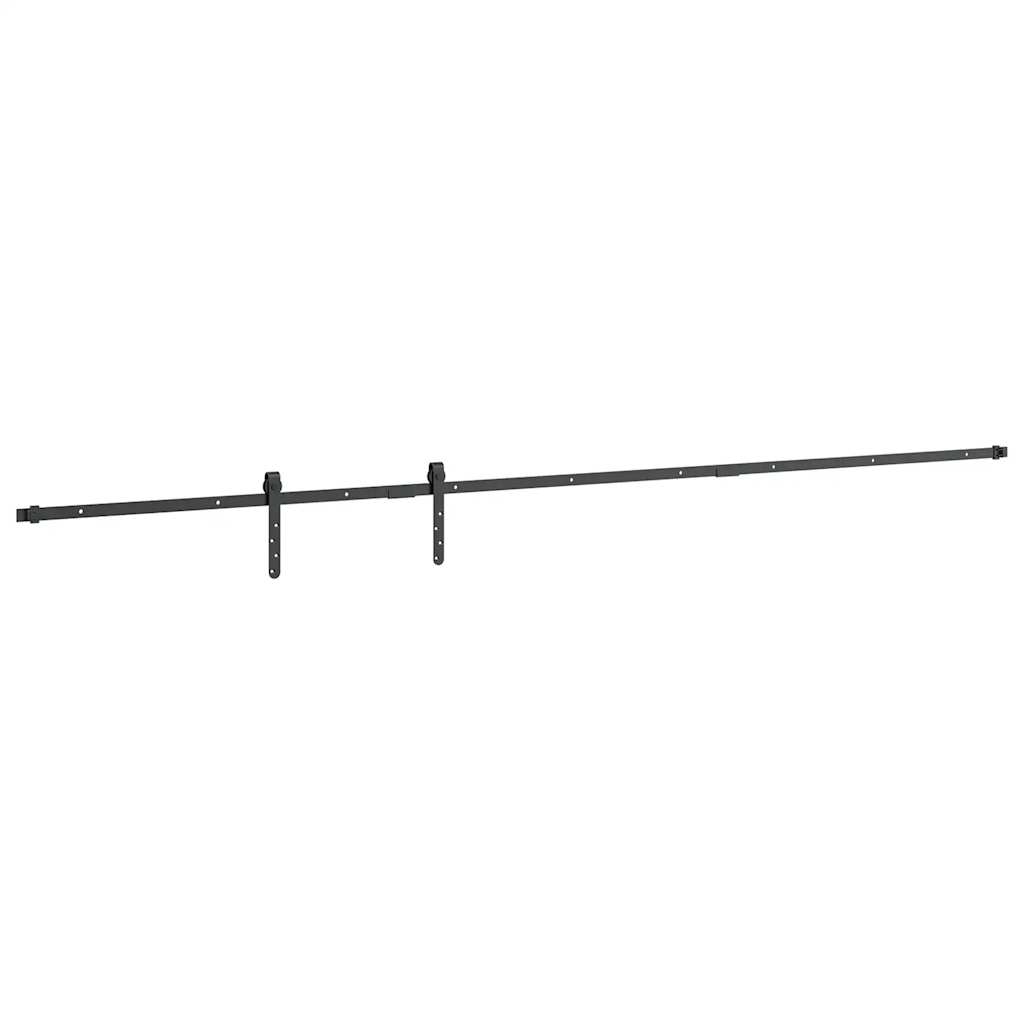 vidaXL System do drzwi przesuwnych do mebli, 244 cm, stal węglowa