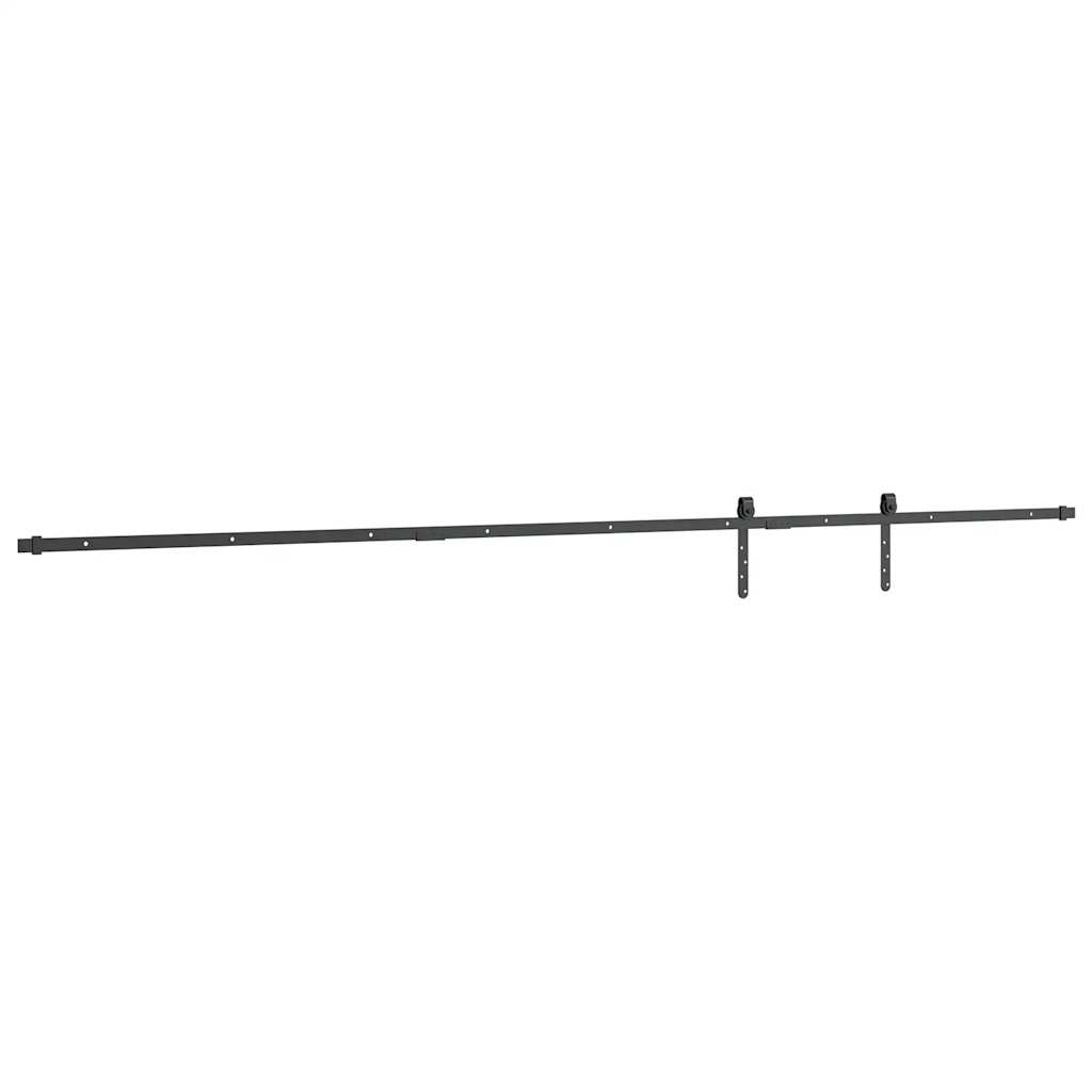vidaXL System do drzwi przesuwnych do mebli, 244 cm, stal węglowa