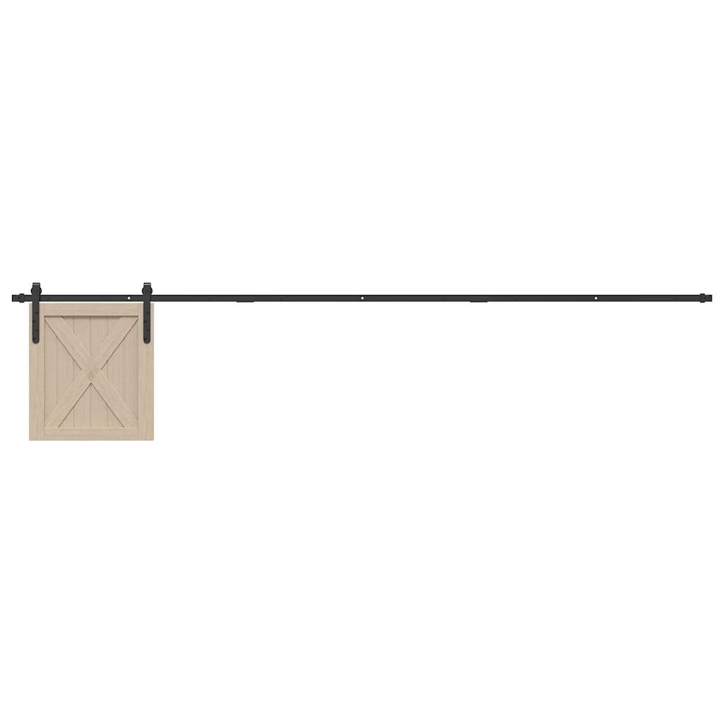 vidaXL System do drzwi przesuwnych do mebli, 244 cm, stal węglowa