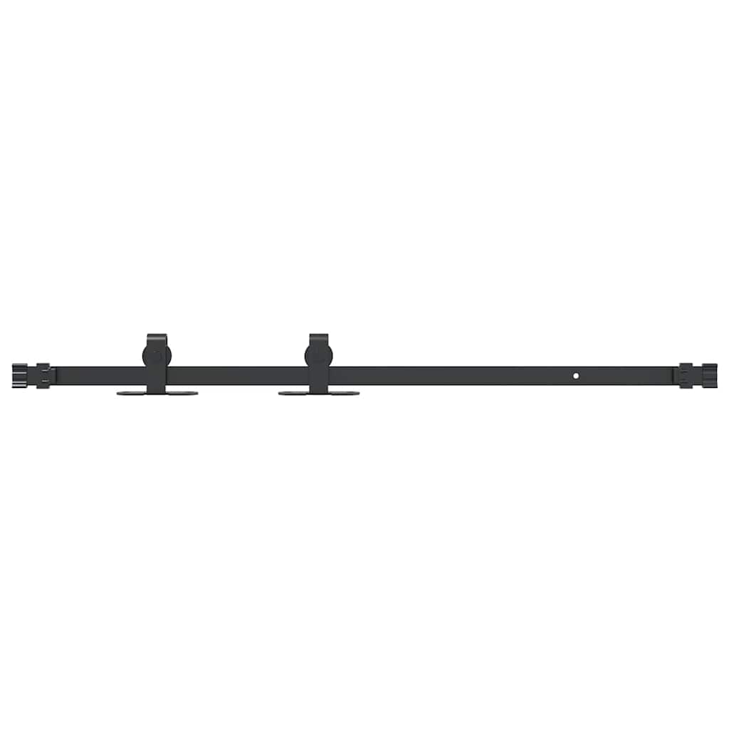 vidaXL System do drzwi przesuwnych do mebli, 91 cm, stal węglowa