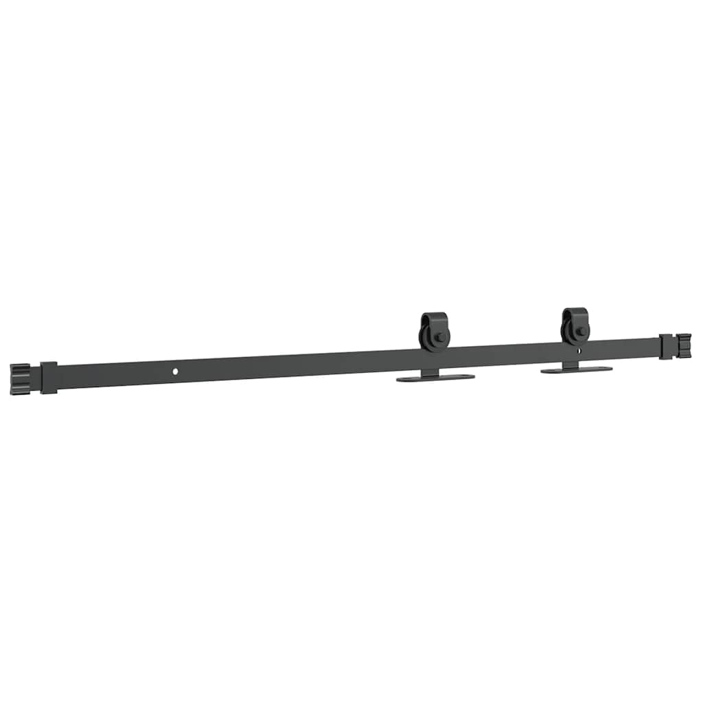 vidaXL System do drzwi przesuwnych do mebli, 91 cm, stal węglowa