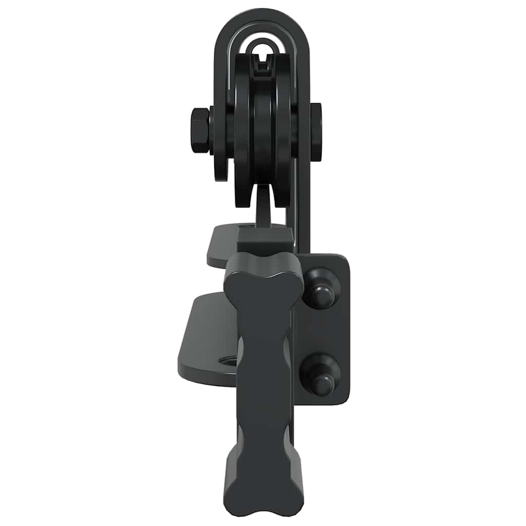 vidaXL System do drzwi przesuwnych do mebli, 122 cm, stal węglowa