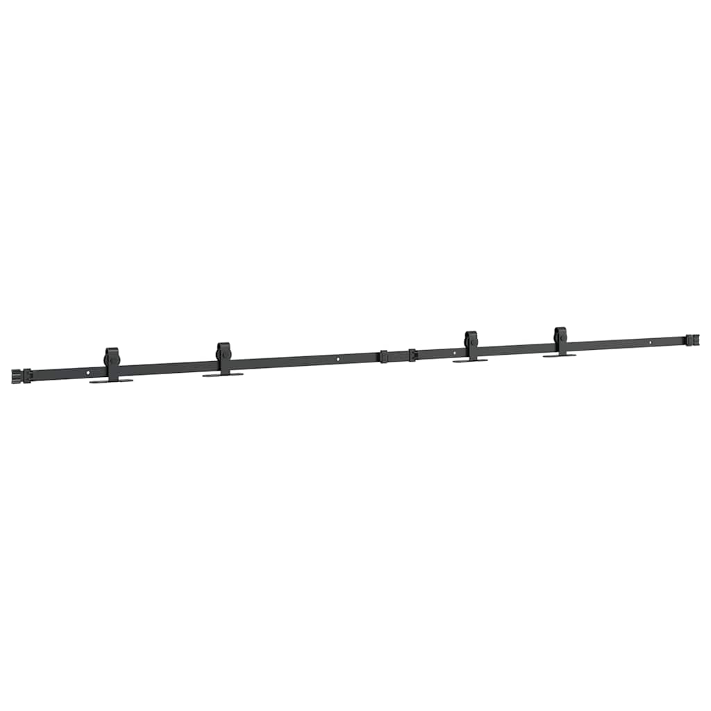 vidaXL System do drzwi przesuwnych do mebli, 200 cm, stal węglowa