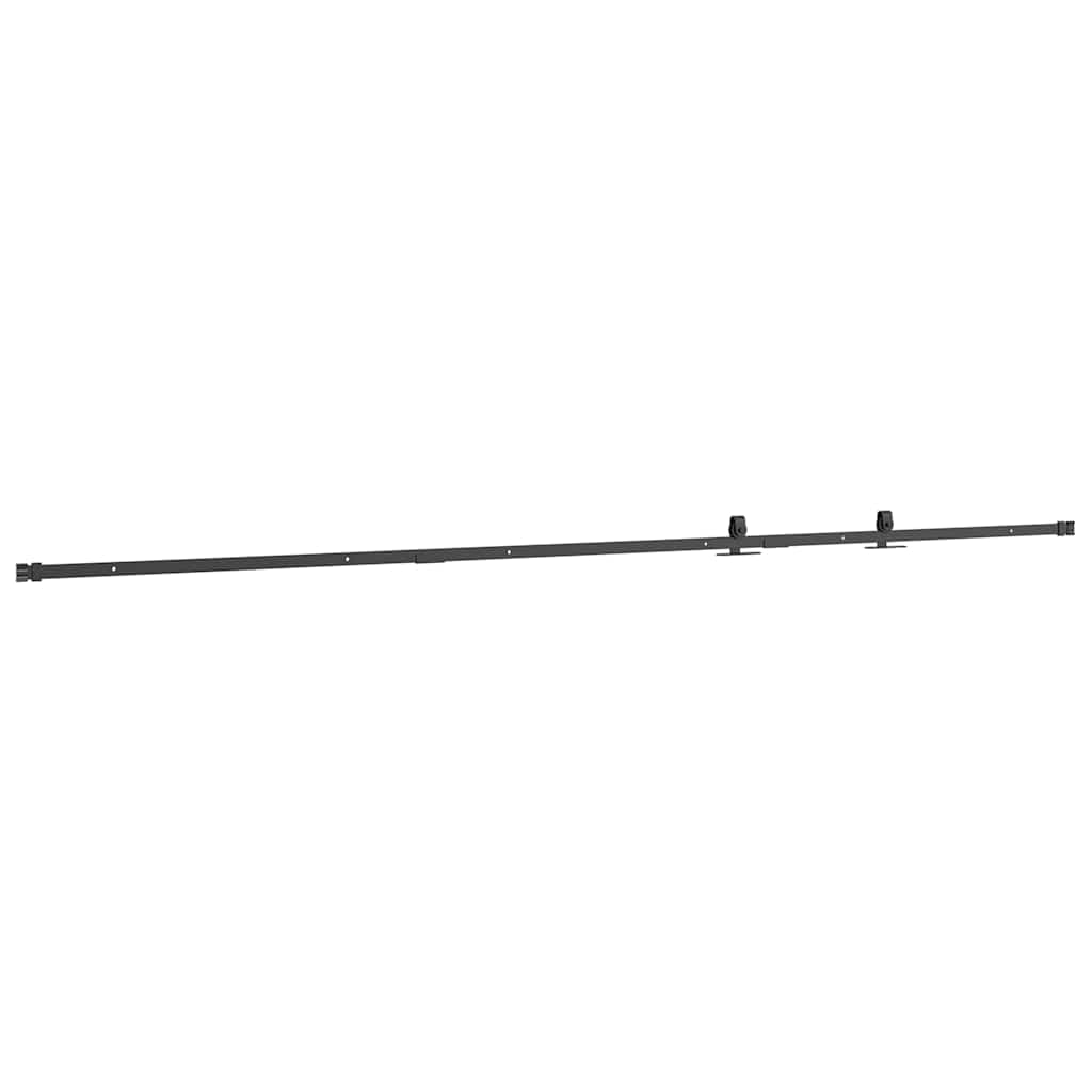 vidaXL System do drzwi przesuwnych do mebli, 244 cm, stal węglowa