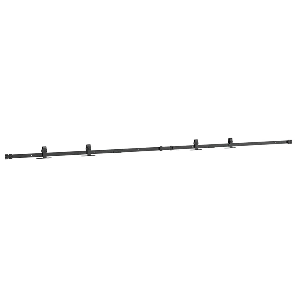 vidaXL System do drzwi przesuwnych do mebli, 244 cm, stal węglowa