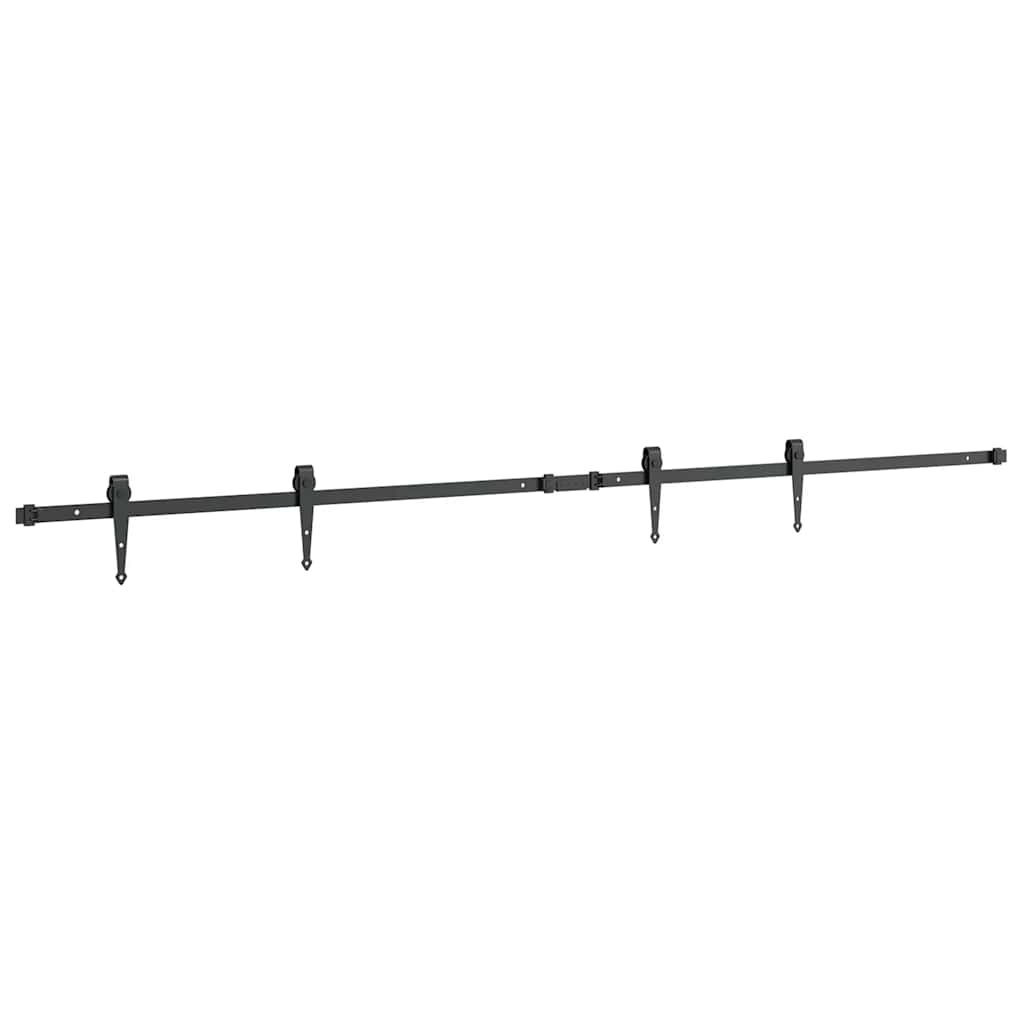 vidaXL System do drzwi przesuwnych do mebli, 200 cm, stal węglowa