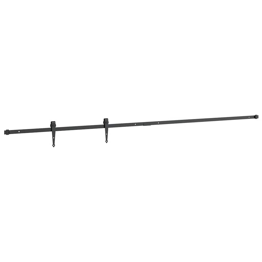 vidaXL System do drzwi przesuwnych do mebli, 213 cm, stal węglowa