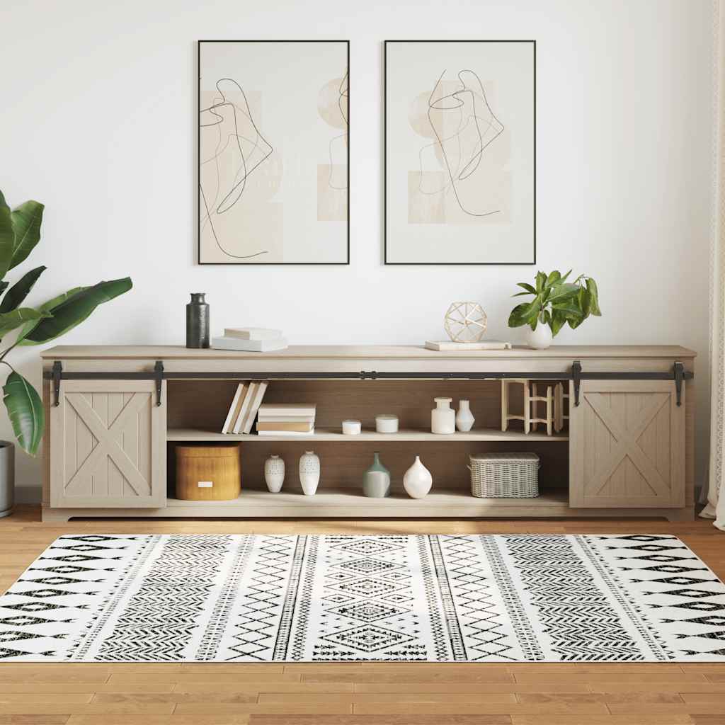 vidaXL System do drzwi przesuwnych do mebli, 244 cm, stal węglowa