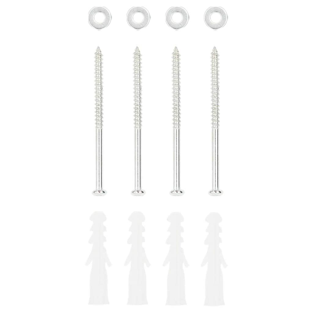 vidaXL Kolumna zasilająca z 4 gniazdami, czarno-zielona, 16x16x39,5 cm