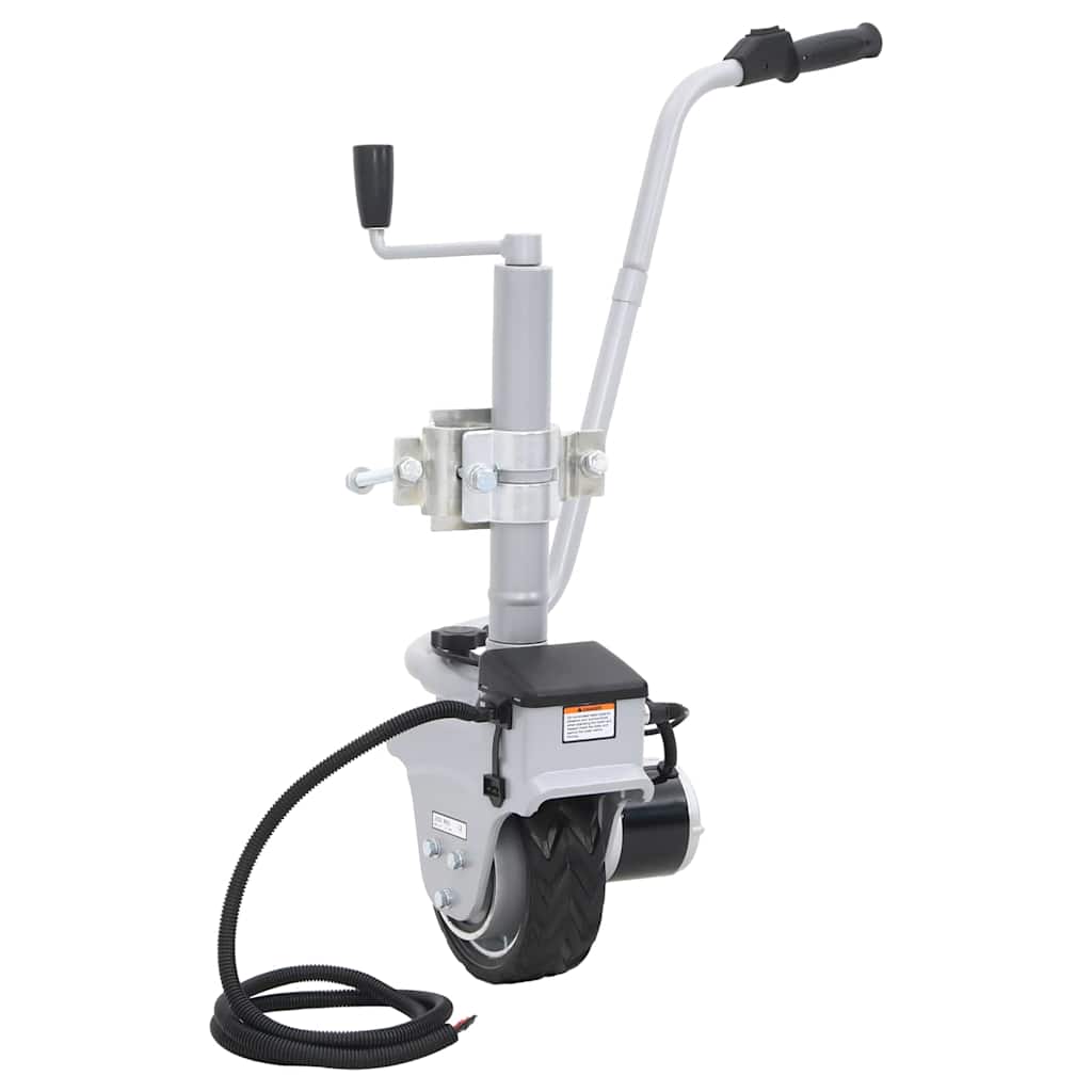 vidaXL Aluminiowe koło podporowe/manewrowe do przyczepy, 12 V, 350 W