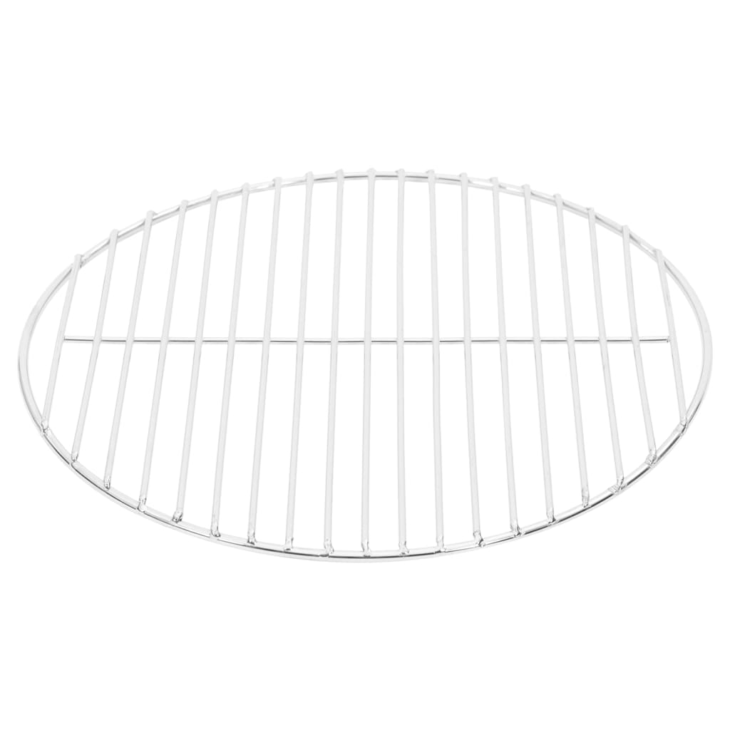 vidaXL Ruszt do grilla, okrągły, Ø37 cm, stal nierdzewna 304