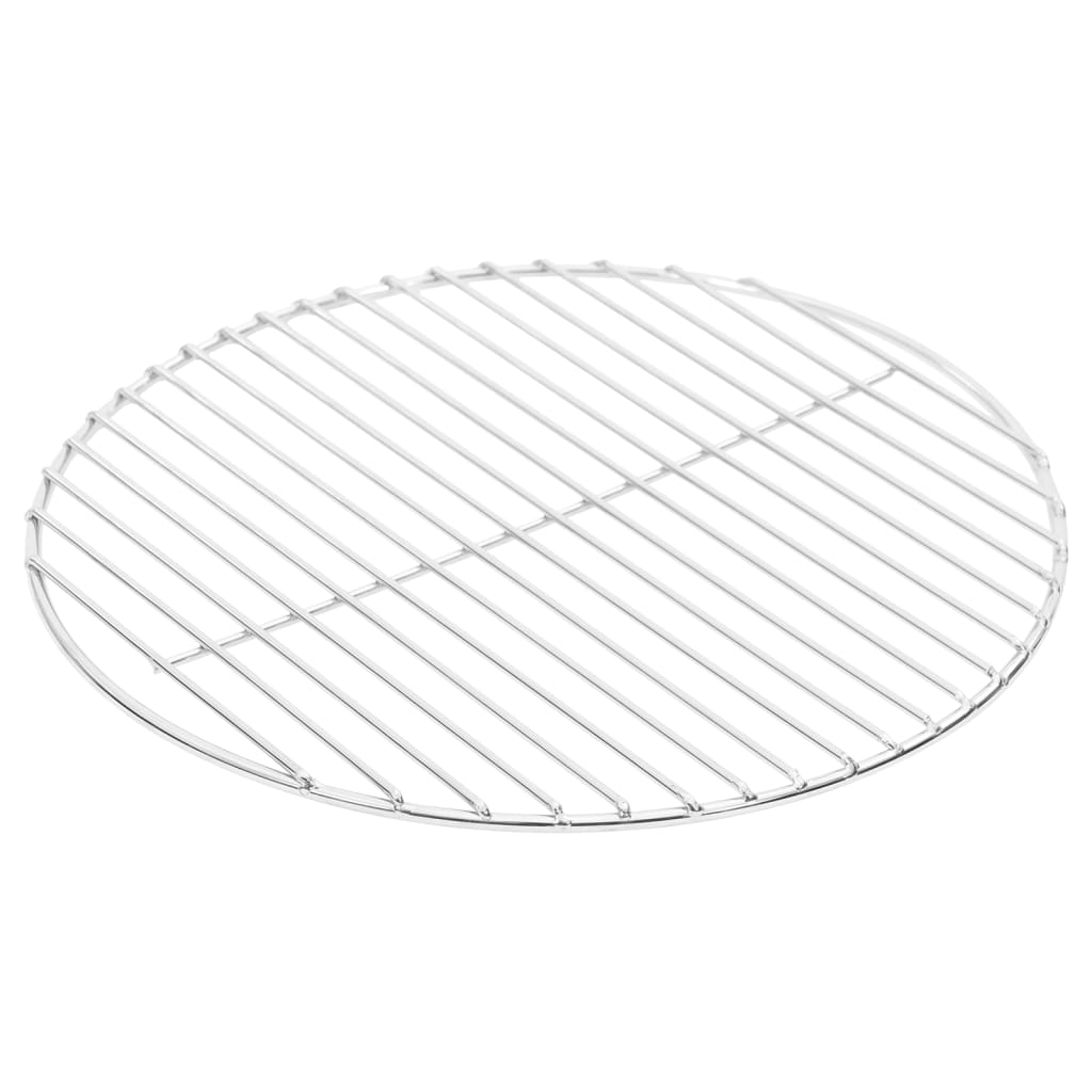 vidaXL Ruszt do grilla, okrągły, Ø37 cm, stal nierdzewna 304