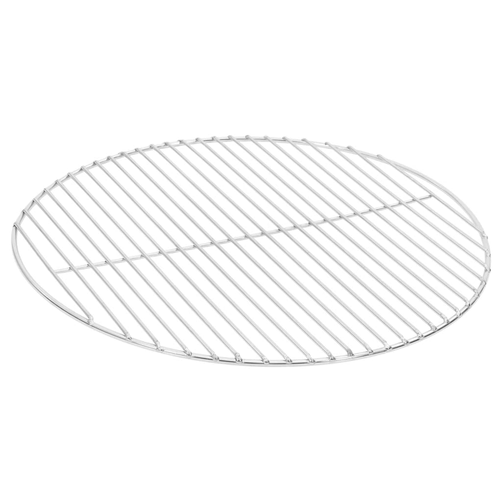 vidaXL Ruszt do grilla, okrągły, Ø47 cm, stal nierdzewna 304