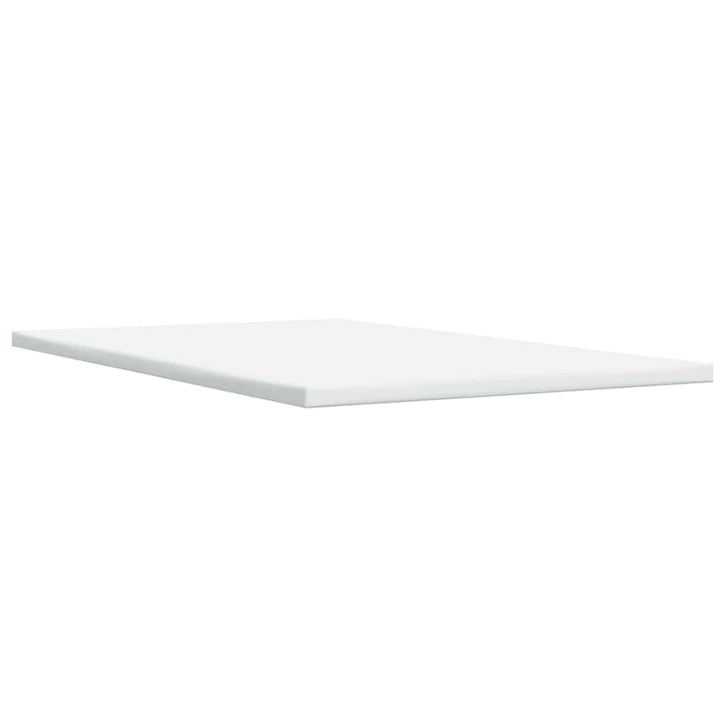vidaXL Łóżko kontynentalne z materacem, niebieskie, 120x190cm, tkanina
