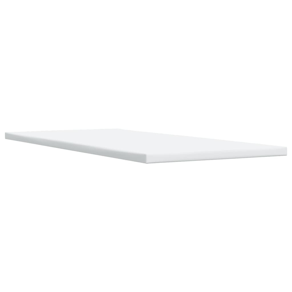 vidaXL Łóżko kontynentalne z materacem, cappuccino, ekoskóra 90x190 cm
