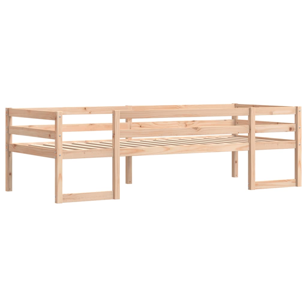 vidaXL Rama łóżka dla dzieci, 75x190 cm, lite drewno sosnowe