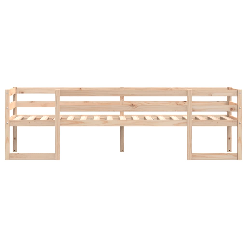 vidaXL Rama łóżka dla dzieci, 75x190 cm, lite drewno sosnowe