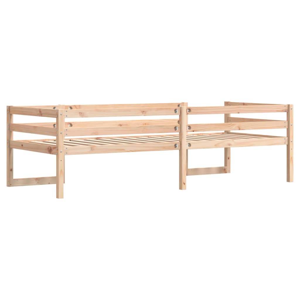 vidaXL Rama łóżka dla dzieci, 75x190 cm, lite drewno sosnowe