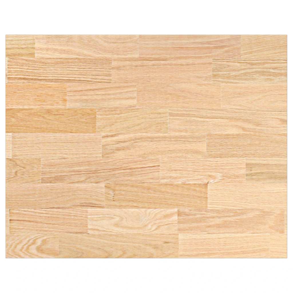 vidaXL Blat kuchenny, 80x63,5x2,7 cm, prostokątny, lite drewno dębowe