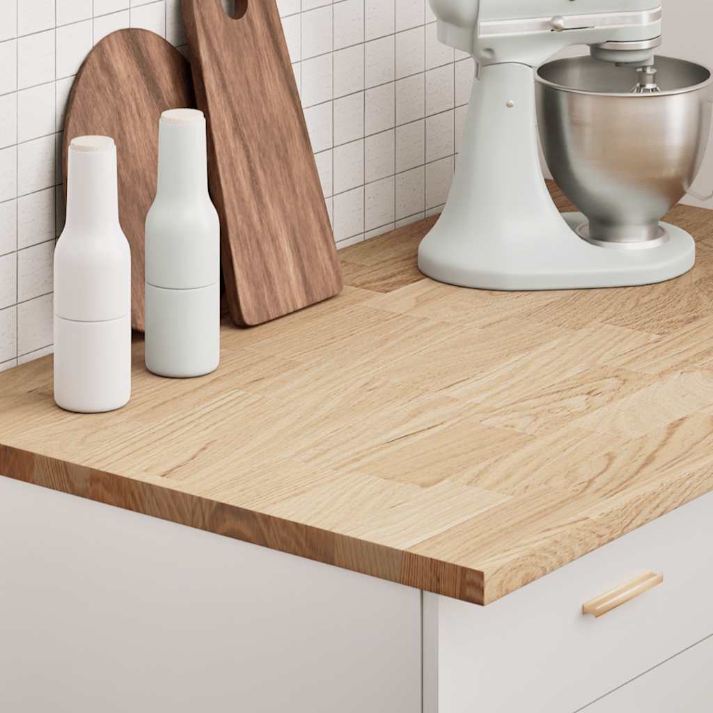 vidaXL Blat kuchenny, 100x63,5x2,7 cm, prostokątny, lite drewno dębowe