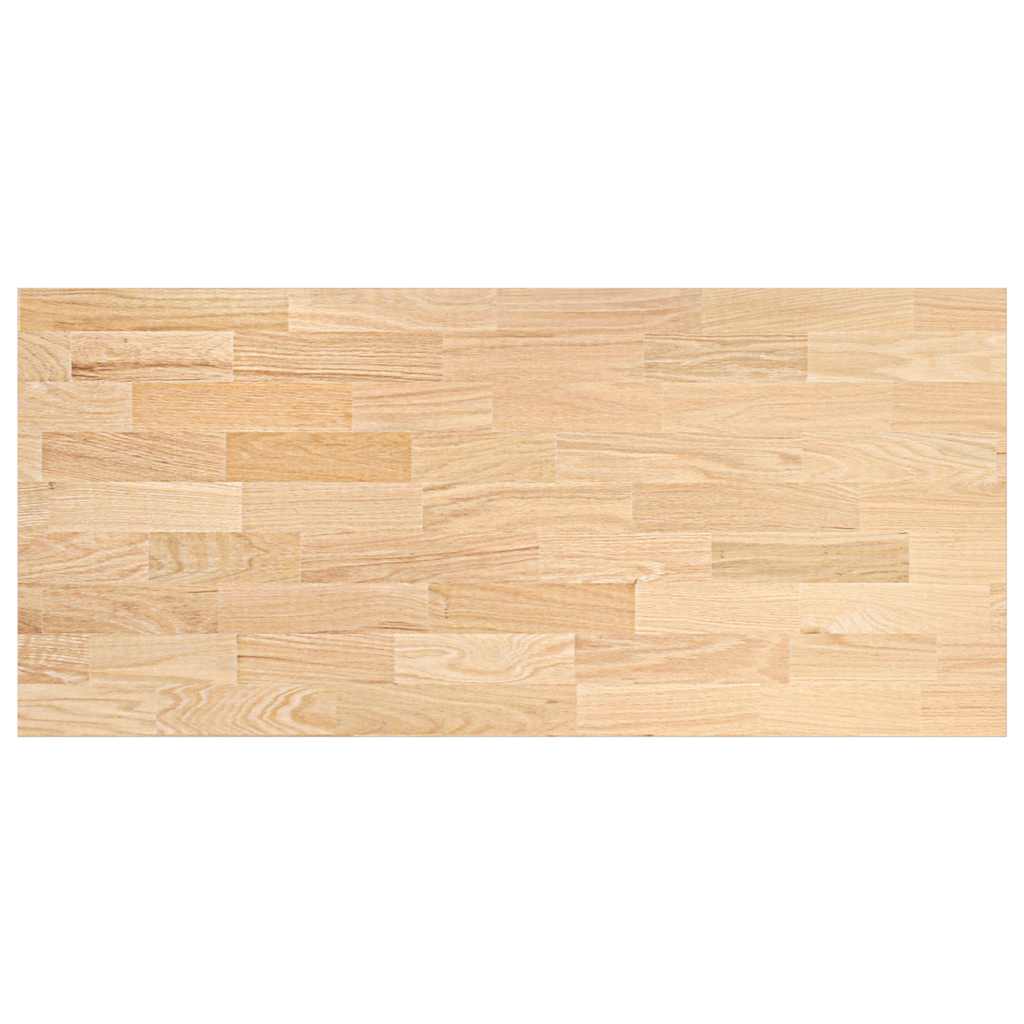 vidaXL Blat kuchenny, 140x63,5x2,7 cm, prostokątny, lite drewno dębowe